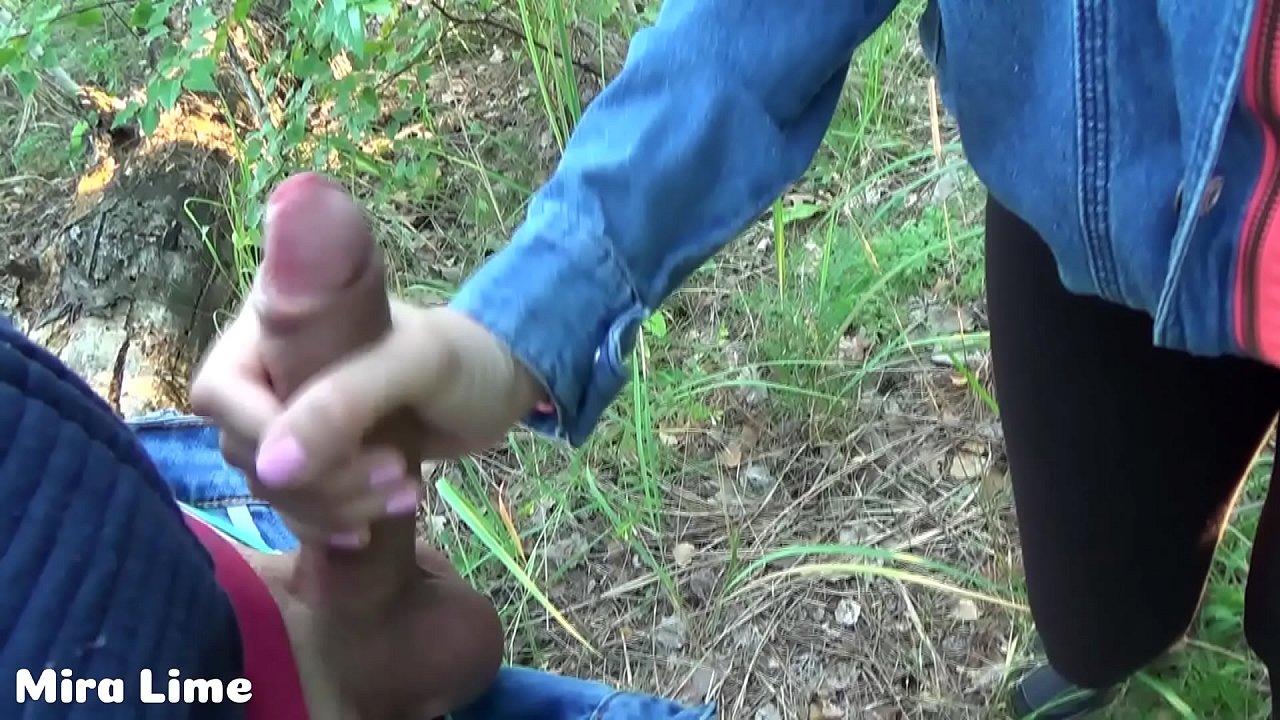 Stepdad and daughter fuck in the woods while mum doesn't see